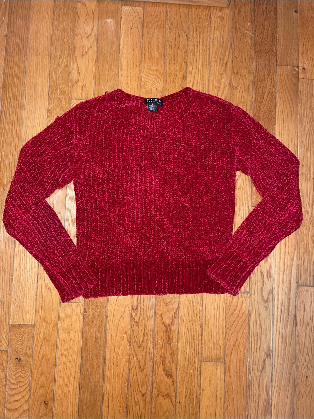 Red Knit Sweater